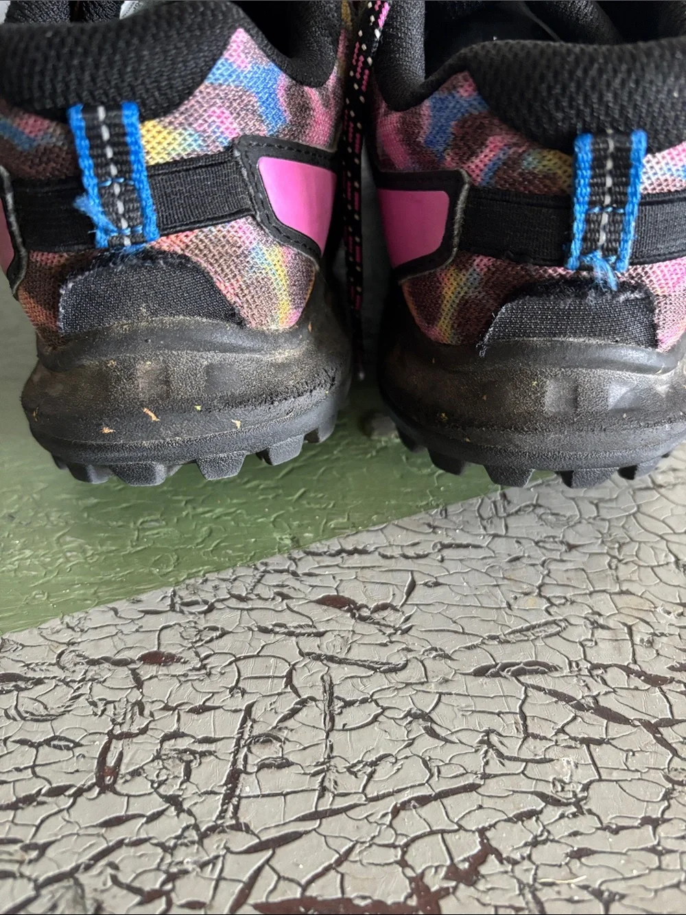 Merrell Women’s Antora 3 Trail Running Shoes Rainbow Leopard Print Hiking Size 7